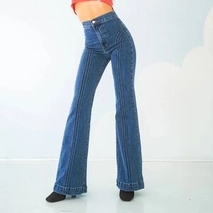 REVICE DENIM - ROLLER GIRL FLARE JEANS